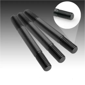 3" x 3/8" Aluminum Black Rod