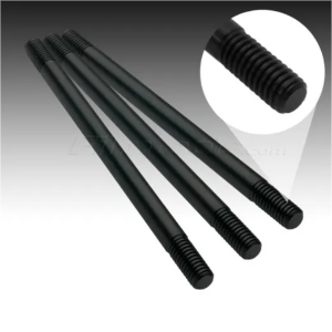 12" x 3/8" Aluminum Black Rod