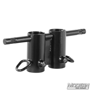 Dual Baby Pin Front Receiver for Over Under Boom Kit for 1 1/4 Pipe (Menace Arm Kit)