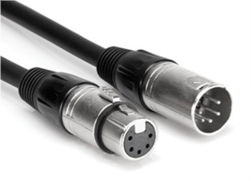 DMX Cable 5-Pin 10ft