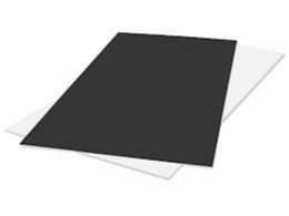 Foam Core 3/16" - White/Matte Black - 48 X 96"