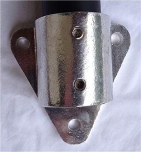 1 1/4" Pipe Triangular Wall Flange #50