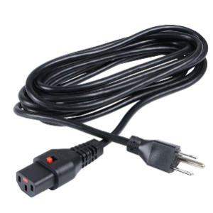 C2G 18 AWG Universal Power Cord (NEMA 5-15P to IEC C13, 6')