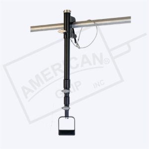 Trombone - Telescoping Stirrup Hanger 15" with Pipe Clamp