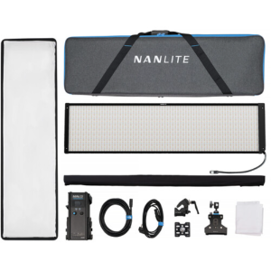 Nanlite PavoSlim 240CL RGB LED Panel with Pop-Up Softbox Package