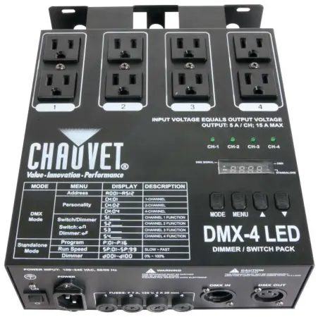 DP-DMX20L 4 Channel Dimmer Unit